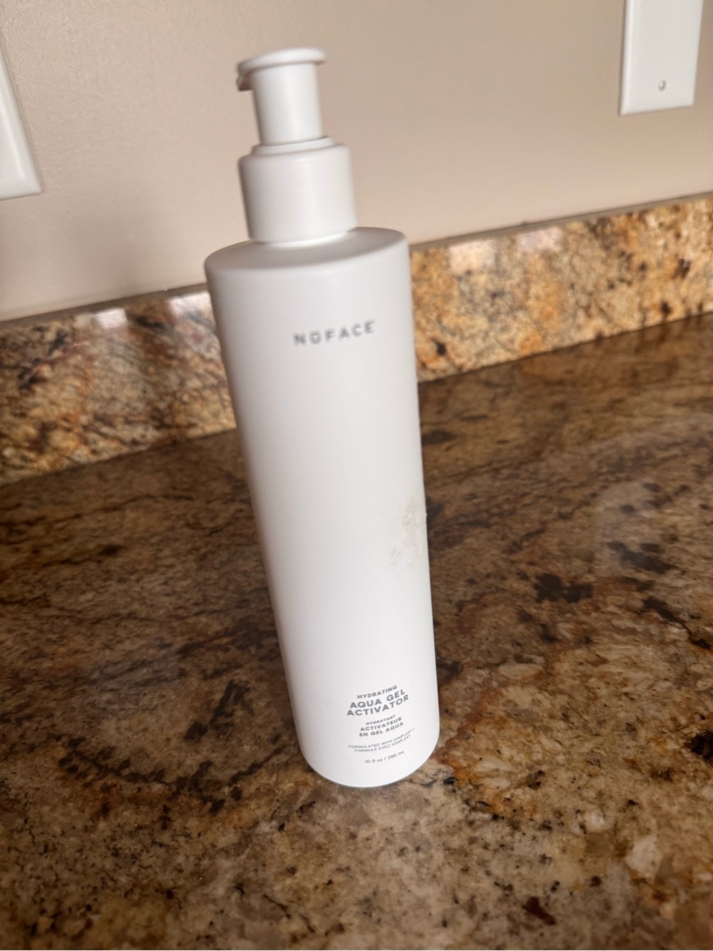 Nuface hydrating aqua gel activator-estimated to be 80-90% full
